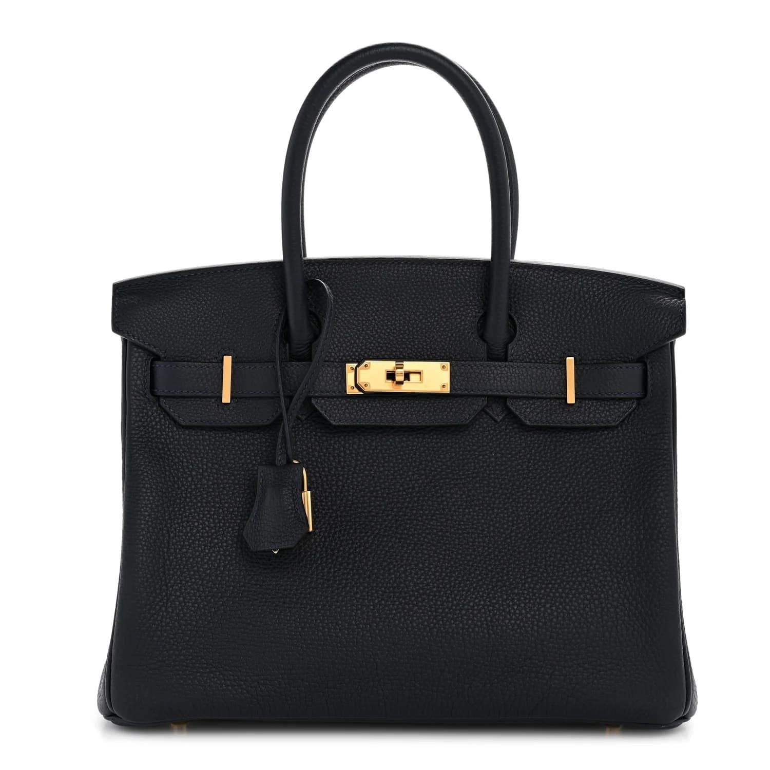 Birkin Togo Bleu Nuit Gold