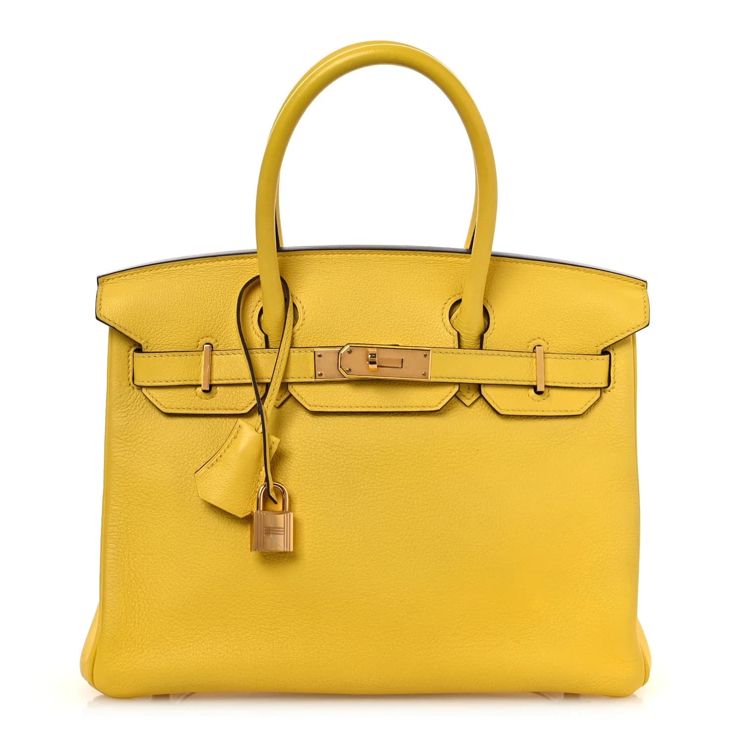 Birkin Taurillon Novillo Jaune De Naples Gold