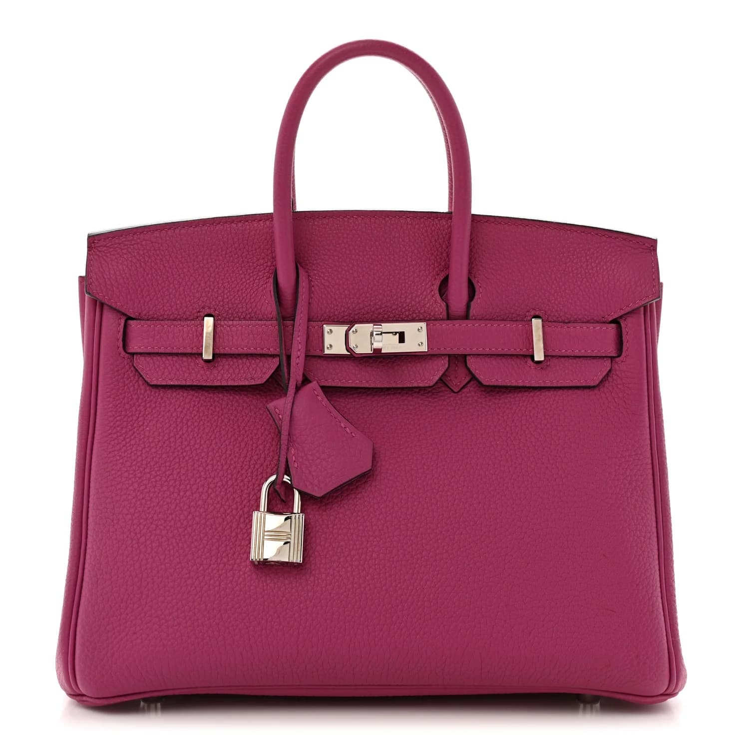 Birkin Togo Rose Pourpre Palladium