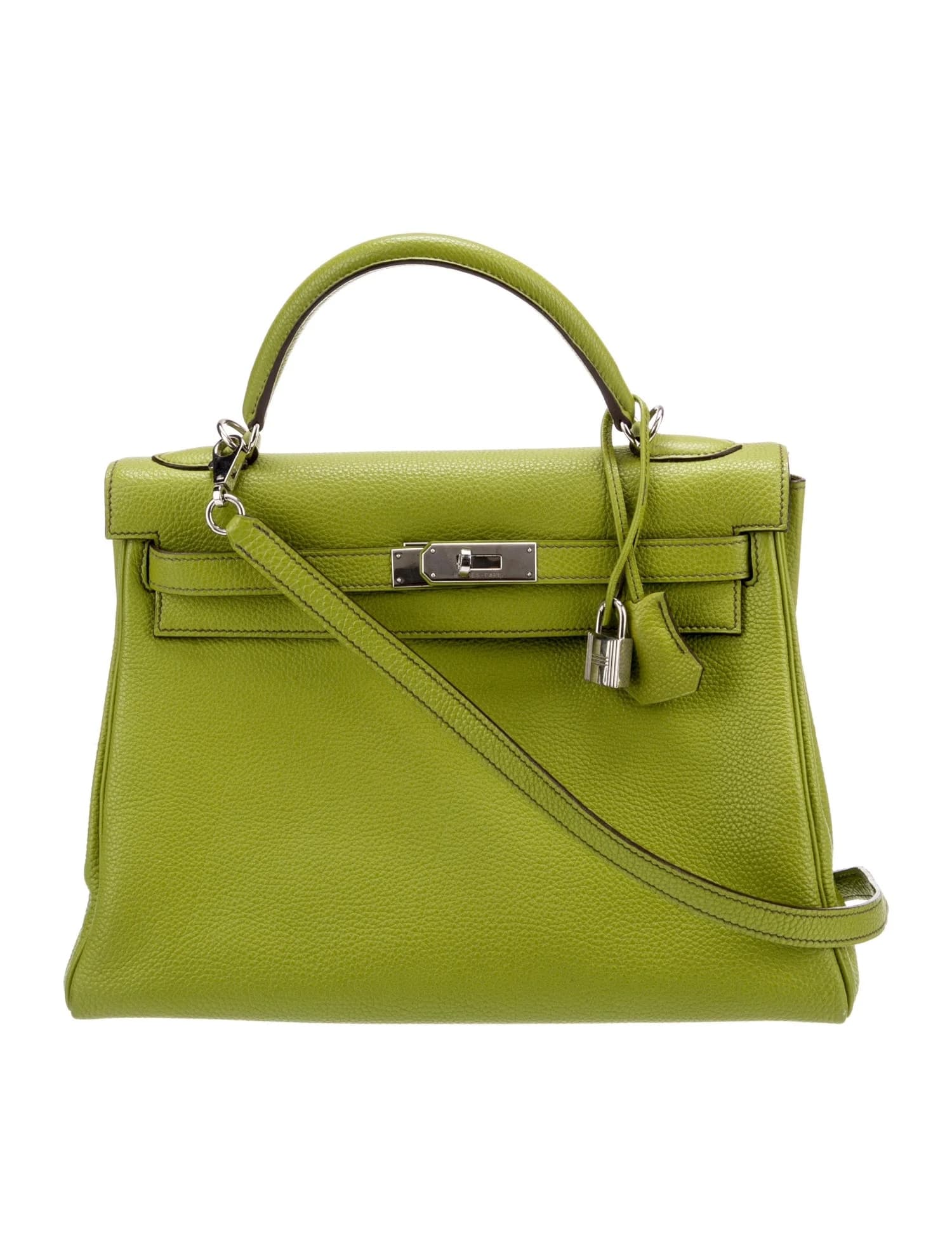 Kelly Togo Vert Anis Palladium