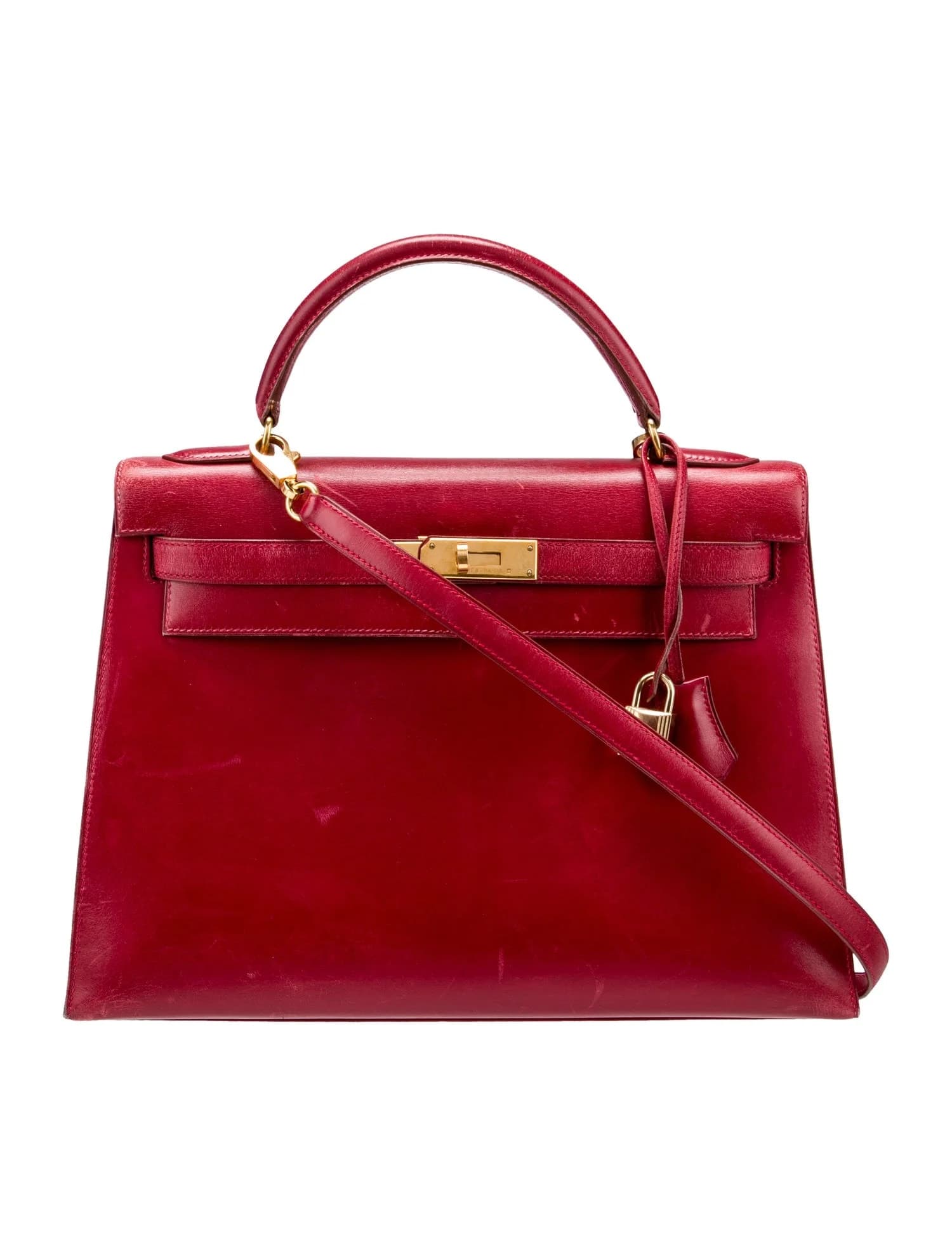 Box Kelly Box Rouge Vif Gold